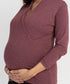 Women's Maternity/Nursing Wrap Top
